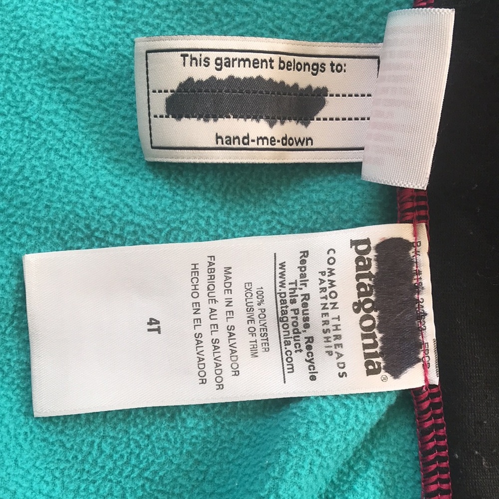 Patagonia Fleece Jacket (size 4T) - Picture 7 of 7